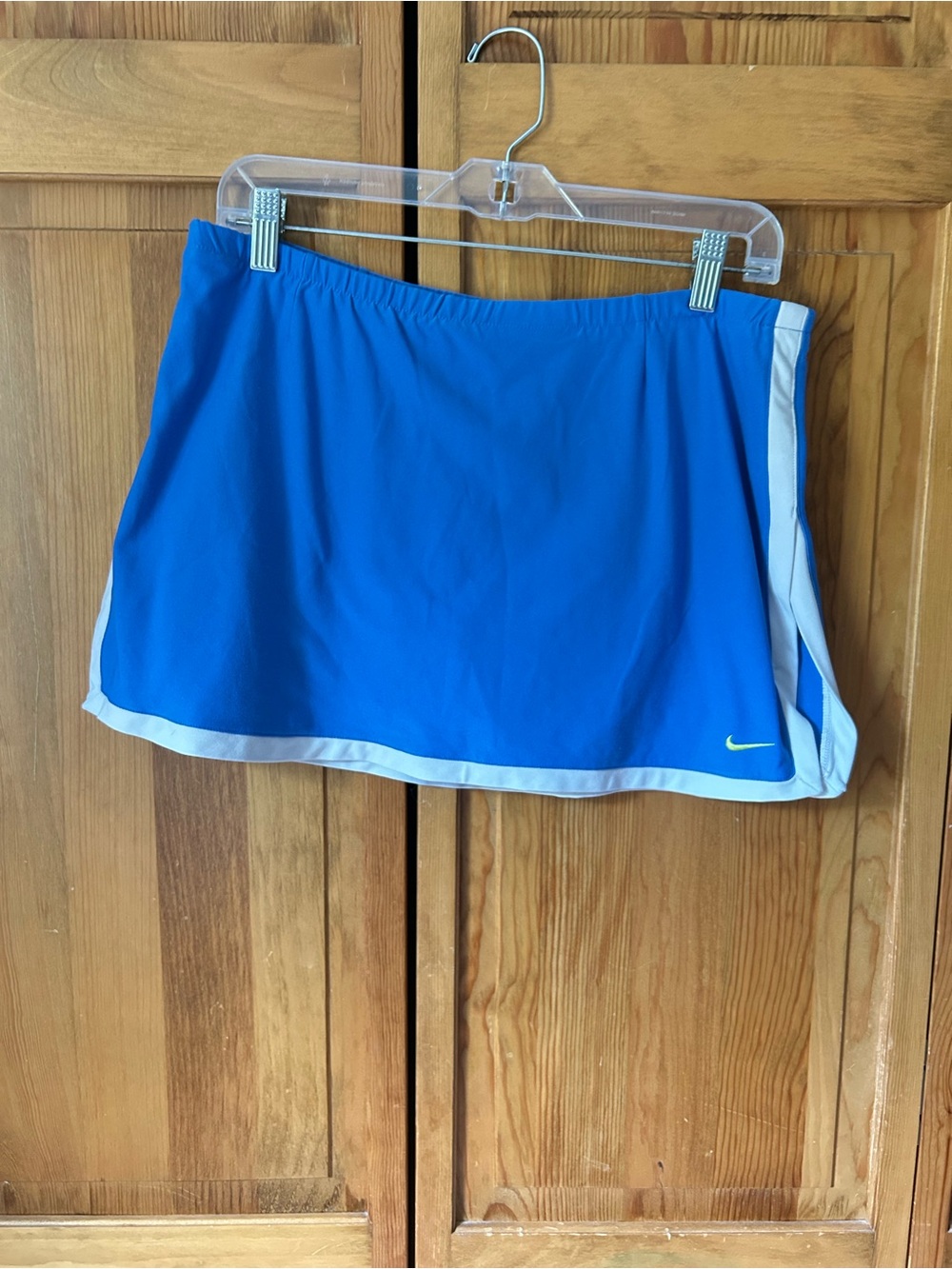 Y2K Nike Blue Athletic Skort with White Trim